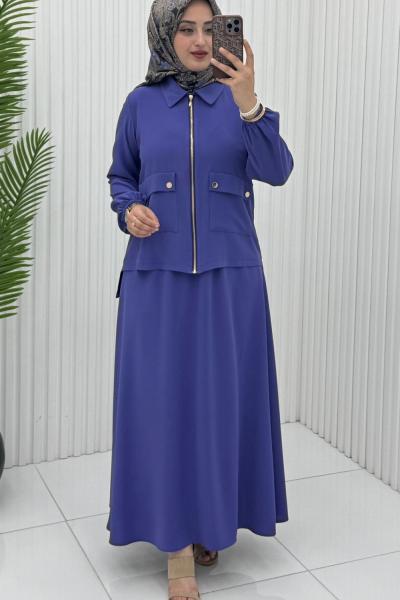 İrem Etek Takım Lila