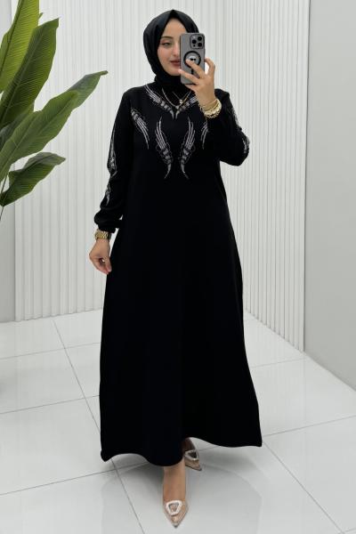 Pırıl Elbise Siyah