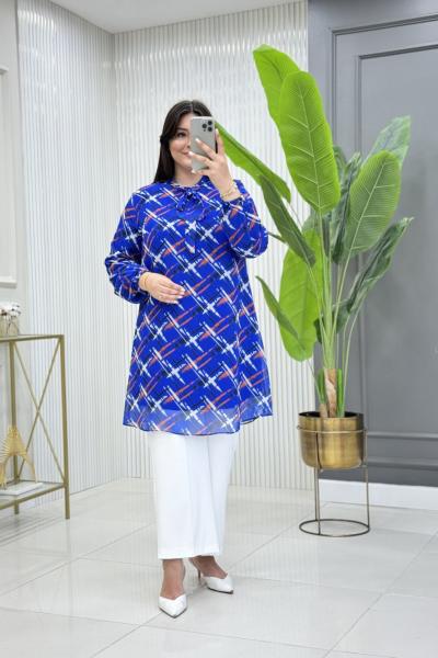 Ahu Takım Saks Mavisi