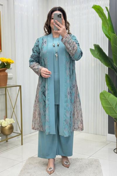 Amine 3lü Takım Çağla Yeşili