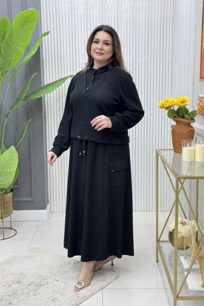 Aybüke Etekli Takım Siyah