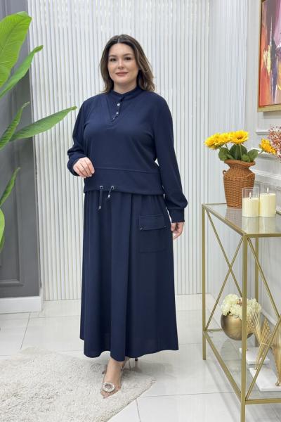 Aybüke Etekli Takım Lacivert