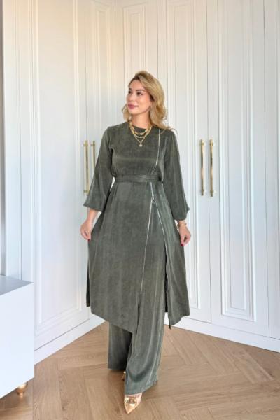 Aygün Pantolonlu Takım Haki