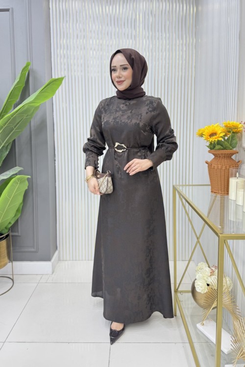 Aysel Elbise Kahverengi