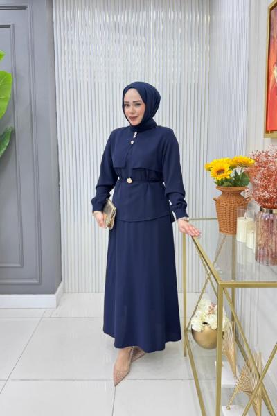 Ayşenur Etekli Takım  Lacivert