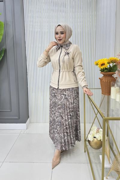 Bahar Etekli Takım Krem