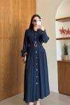 Başak Elbise  Lacivert