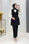 Ceylan Üçlü Takım Siyah