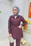 Dilara Tunik Takım Bordo