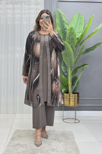 Ela Takım Koyu Vizon