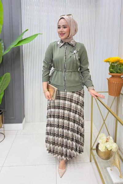 Elisa Etekli Takım Haki