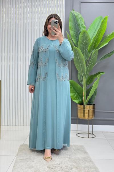 Esin Elbise Çağla Yeşili