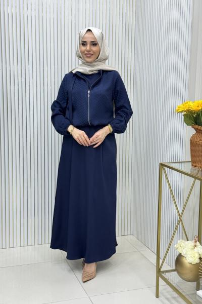 Eylül Elbise Lacivert