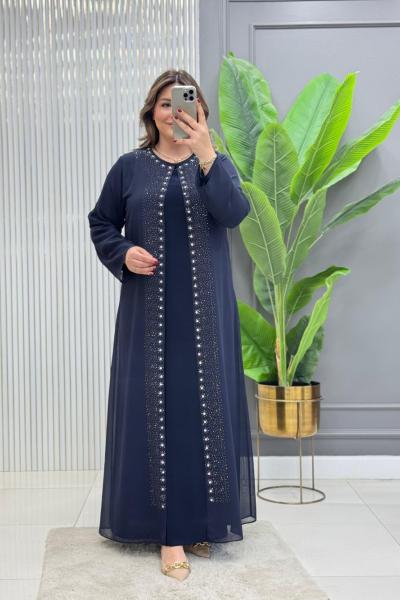 Fadime Elbise Lacivert