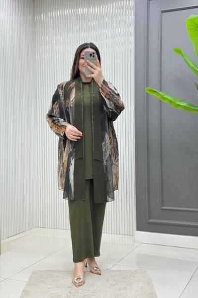 Göksel 3lü Takım  Haki