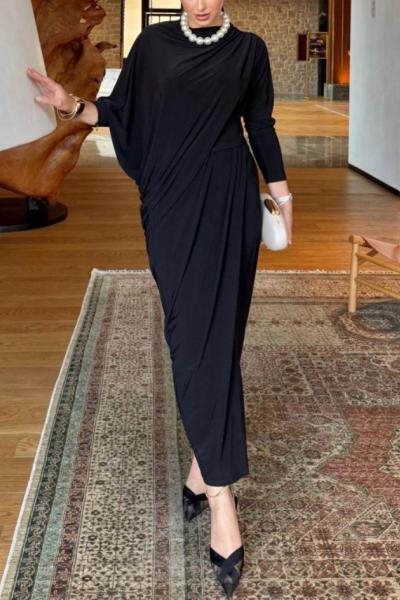 Gümüş Elbise Siyah