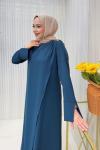 Hadise Elbise  Petrol Mavisi