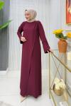 Hadise Elbise  Bordo