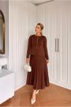 Hicran  Etekli Takım  Kahverengi