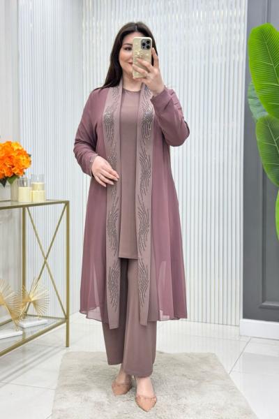 Hülya 3lü Takım Gül