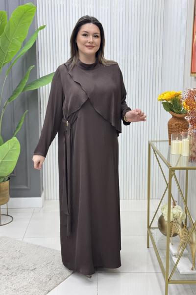 Kıvılcım Elbise Acı Kahve