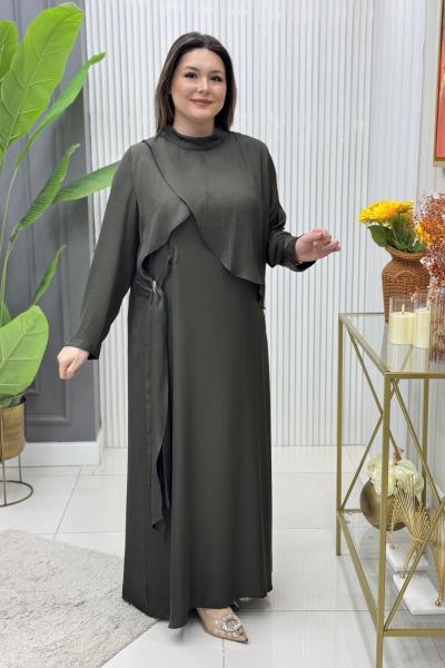 Kıvılcım Elbise Haki