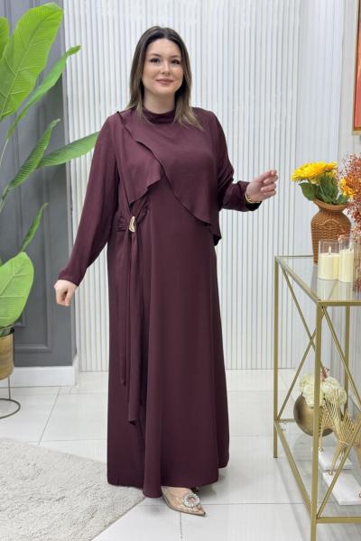 Kıvılcım Elbise Bordo