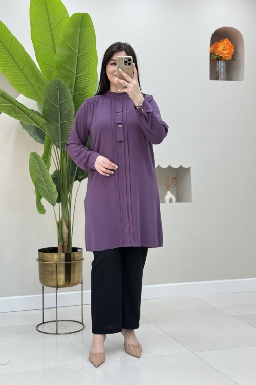 Macide Tunik Mor
