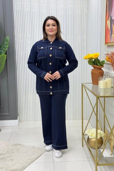 Mahzen Triko Takım Lacivert