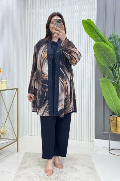 Melisa 3lü Takım Lacivert