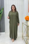 Mine Yelekli Elbise Haki
