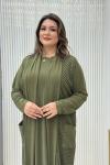 Mine Yelekli Elbise Haki