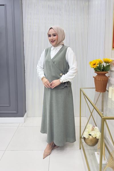 Müjde Etekli Takım Haki