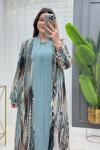 Naşide Elbise Mint Yeşili