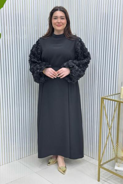 Nefes Elbise Siyah