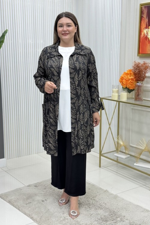 Nergis Üçlü Takım Siyah
