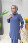 Nihan Tunik Takım Mavi
