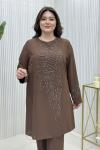 Nilda Takım Kahverengi
