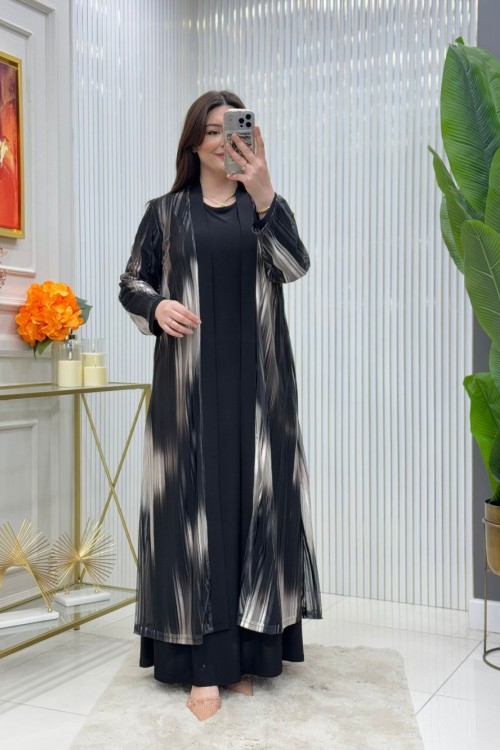 Nisa Elbise Siyah
