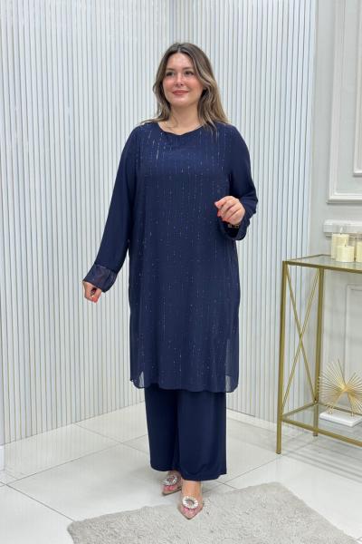 Nurdan Sandy Takım Lacivert