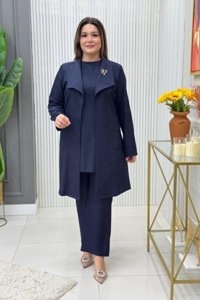 Özlem Üçlü Takım  Lacivert