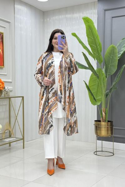 Pelda İçlik-hırka Takım Taba