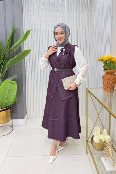 Pelin Etekli Takım Lila