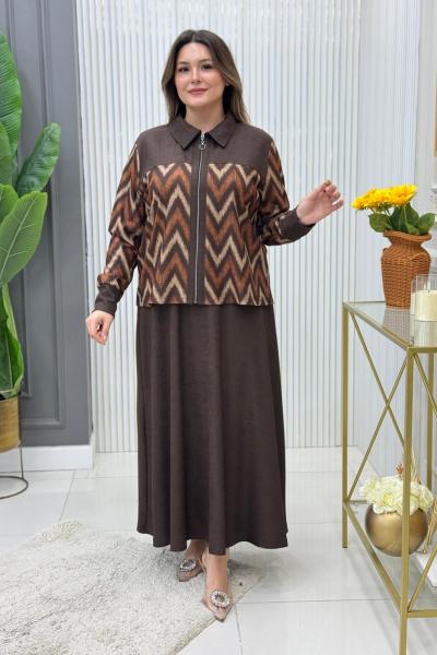 Rabia etekli takım  Kahverengi