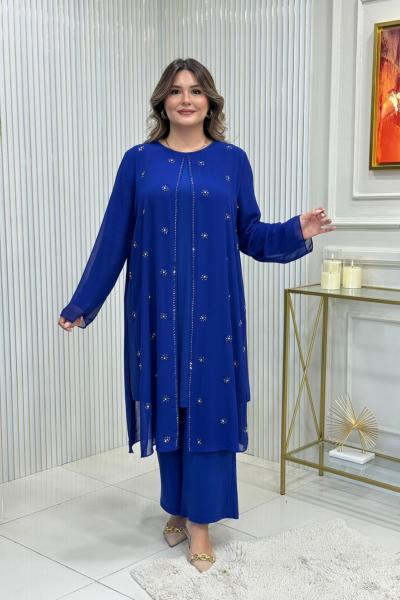 Reyhan Takım Saks Mavisi