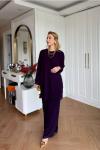 Rüya  Pantolonlu Takım Mor