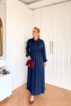 Sema Oys Elbise Lacivert