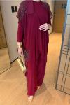 Şermin Pantolon Takım Bordo