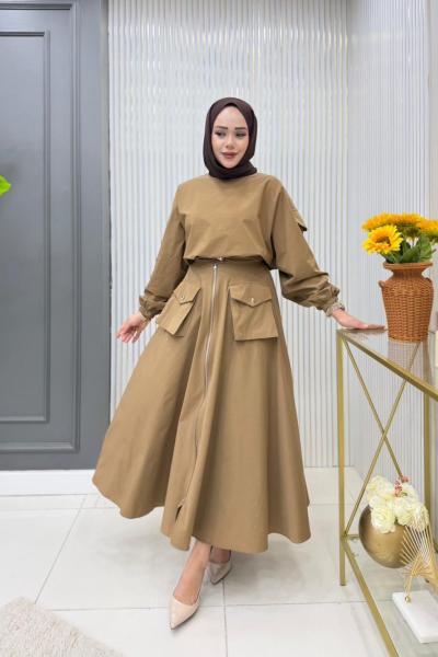 Sertap Etekli Takım Camel