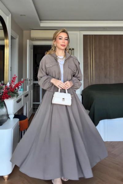 Sümeyra Etekli Takım  Vizon